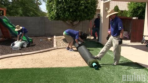 How To Install Synthetic Turf Youtube
