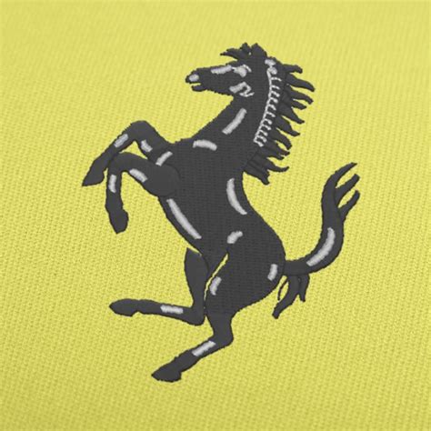 The sf monogram from the iconic ferrari logo stands for scuderia ferrari, which can be translated from italian as stable, where the racing. Ferrari horse embroidery design for instant download