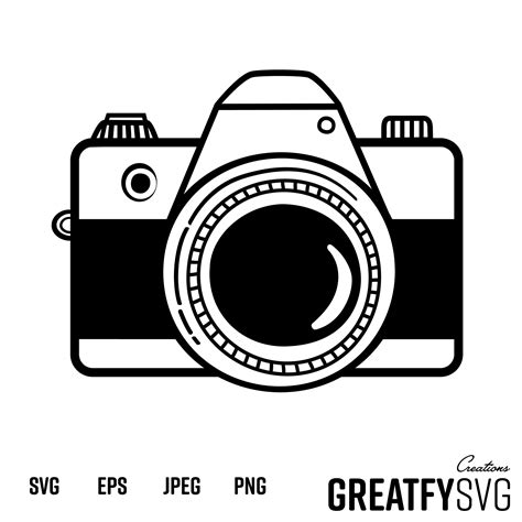Camera Vector Outline Png