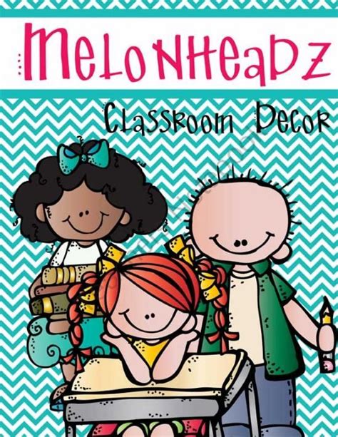 Melonheadz Classroom Decor Binder Covers Banners Posters Clip