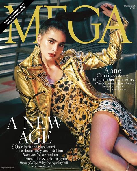 Anne Curtis For Mega Ctto Best Fashion Magazines Magazine Modeling Life