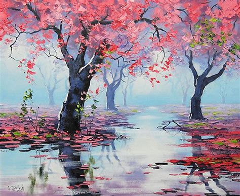 Spring Blossoms By Graham Gercken Art Painting Landscape Art Tree