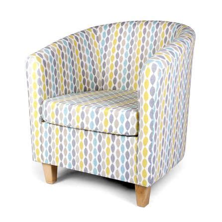 Rug printed accent chair anthropologie uk in 2020 pattern accent chair patterned chair printed accent chairs. Aqua Twist Tub Chair | Dunelm | Chair, Tub chair ...