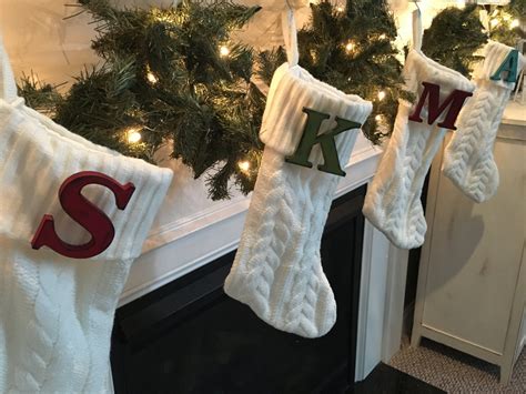 Personalized Stocking Initial Pins Stocking Initial