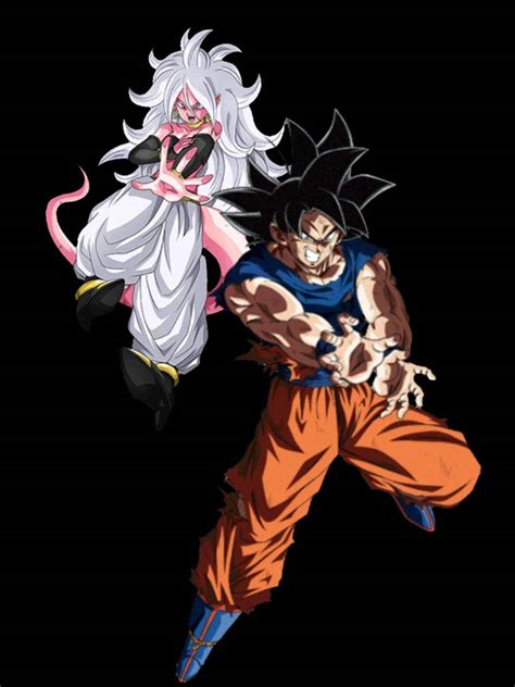 Goku And Android 21 Good By L Dawg211 On Deviantart