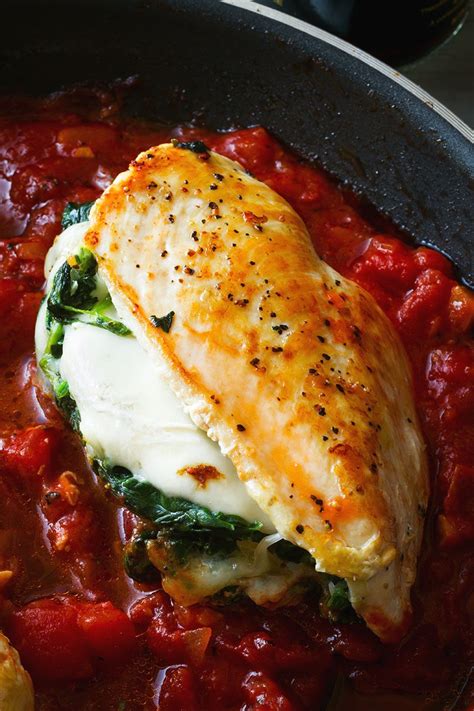 Low fat dishes can be difficult to find, so we've pulled together some of our best low calorie recipes with less than 10g fat, ideal for midweek healthy eating and 5:2 diets. Stuffed Chicken Breast with Mozzarella and Spinach ...