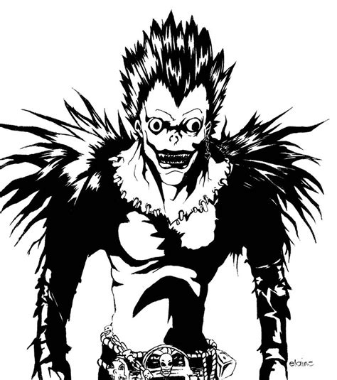Ryuk From Death Note By Elainematichiloma On Deviantart