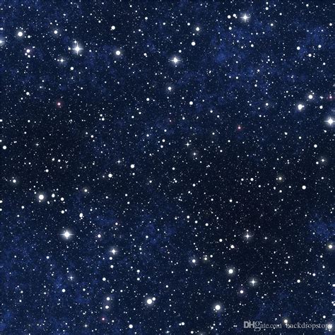 Dark Blue Sky Sparkling Stars Night Starry Photography