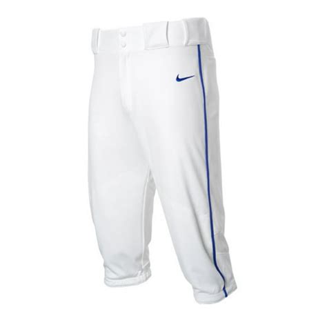 Nike Team Vapor Pro High Knickers Piped Mens Baseball Pants White
