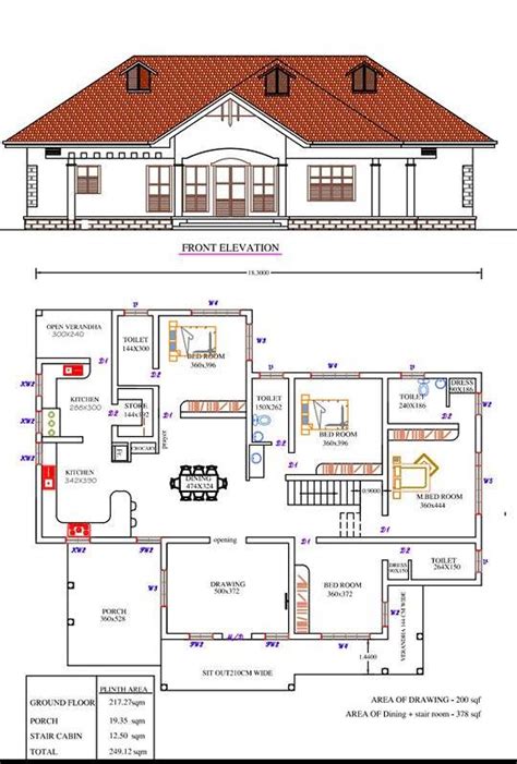 Luxury 5 Bedroom Colonial House Plan Kerala Home Design And Floor