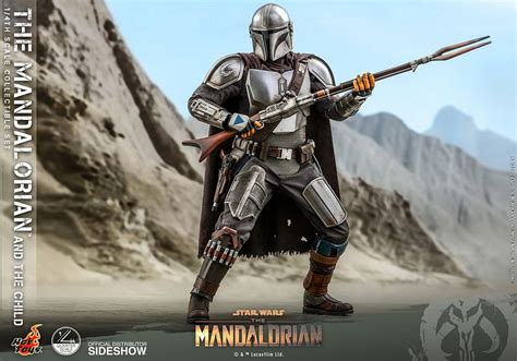 The Mandalorian And The Child Quarter Scale Collectible Set By Hot Toys