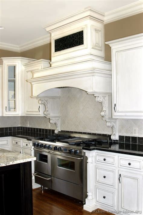 White cabinets take traditional kitchen design to another level. Pictures of Kitchens - Traditional - Off-White Antique ...