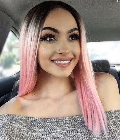 22 Pretty Chic Pastel Pink Hair Ideas Pink Ombre Hair Hair Styles