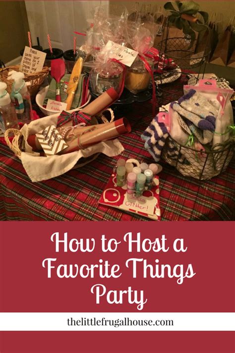 How To Host A Favorite Things Party The Easy And Inexpensive Way Each