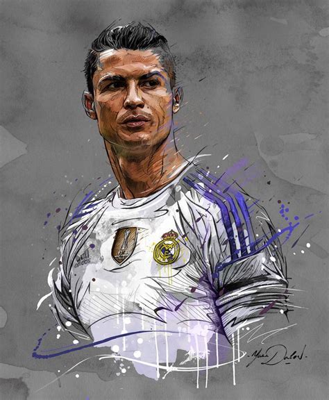 My Painting Of Cristiano Ronaldo Football Pinterest Soccer Art