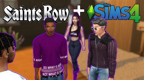 I Put The Saints Into The Sims 4 Sims 4 Basemental Gangs Mod Youtube