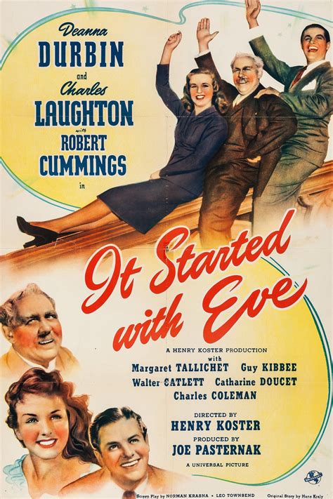 It Started With Eve 1941 Posters — The Movie Database Tmdb