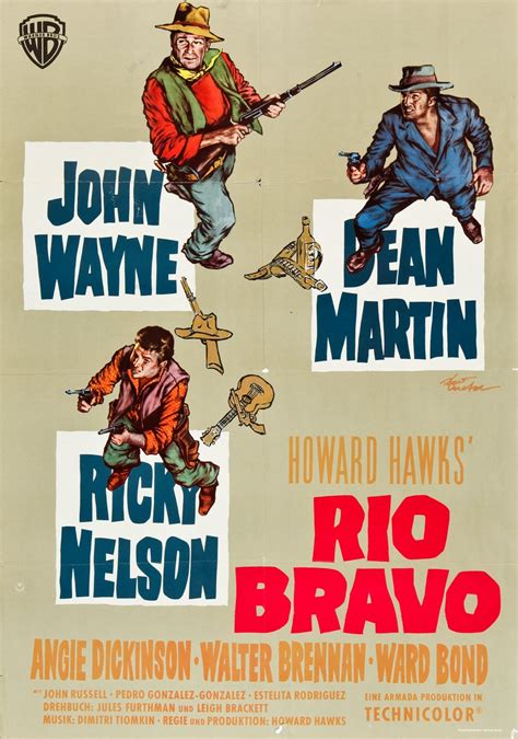 Movie, rio bravo, usa 1959, director: Rio Bravo (1959) | Amazing Movie Posters