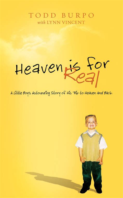 Heaven Is For Real Book By Todd Burpo ~ Bonus Jesus Pic Included Art