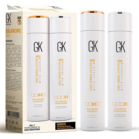 Gk Hair Global Keratin Balancing Shampoo And Conditioner Set 300ml For