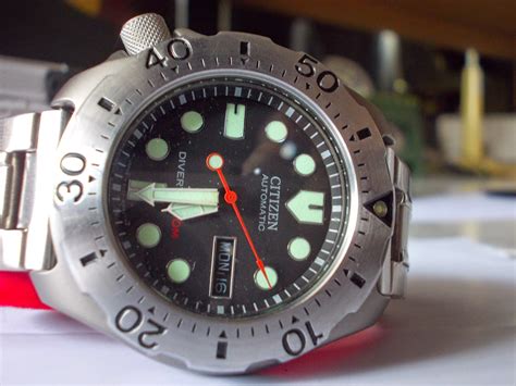 Vintage Watches Citizen Diver Titanium Automatic Rm900