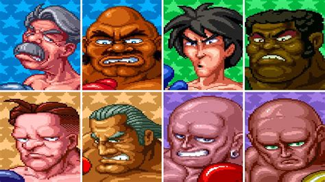 Super Punch Out All Opponentsbosses No Damage Youtube