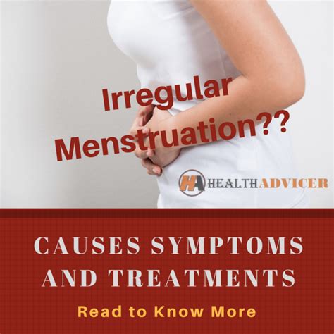 irregular menstruation causes picture symptoms and treatment