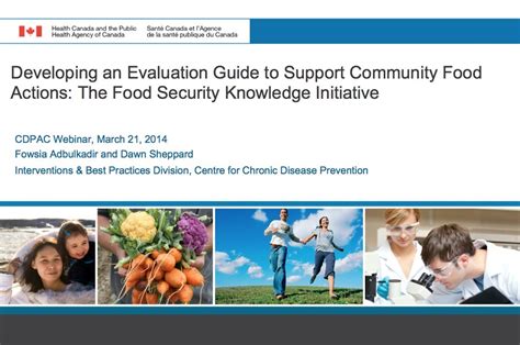 Overview Of Evaluating Outcomes Of Community Food Actions A Guide