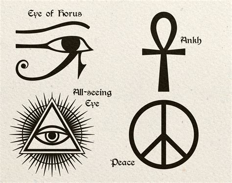 15 Religious Esoteric And Occult Symbols Vector Clip Art Etsy Australia