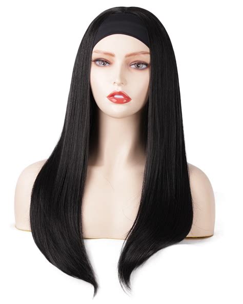 Hair Band With Natural Long Straight Hair Wig Integrate Super X Studio