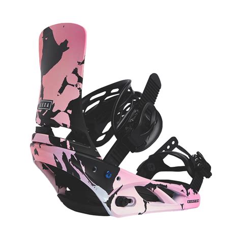 Burton Lexa Reandflex Lilac Pink Black Snowboard Bindings Uk