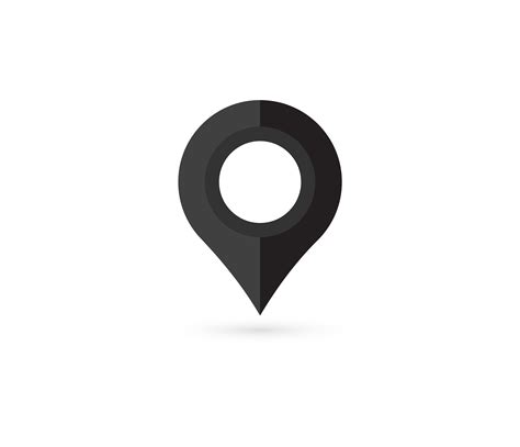 Blue Map Location Pin Icon Vector Image Free Svg