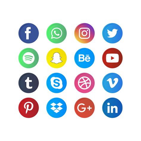 Popular Social Media Logo Collection Logo Icon Template Png And My Xxx Hot Girl