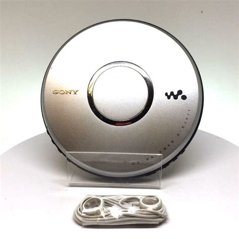 Sony Portable Walkman Cd Player Silver Grade A D Ej011sc