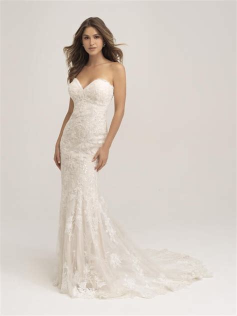 Designer Bridal Gowns In Stock From Around The Globe Up To Size 28w Allure Bridals Romance 3453
