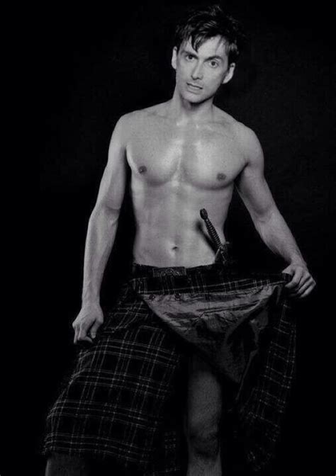 Here Is A Shirtless Kilted David Tennant Imgur