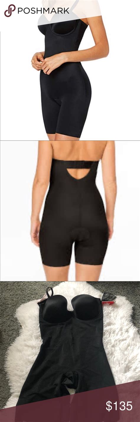 Spanx Suit Your Fancy Strapless Cupped Bodysuit Nwt In 2020 Spanx