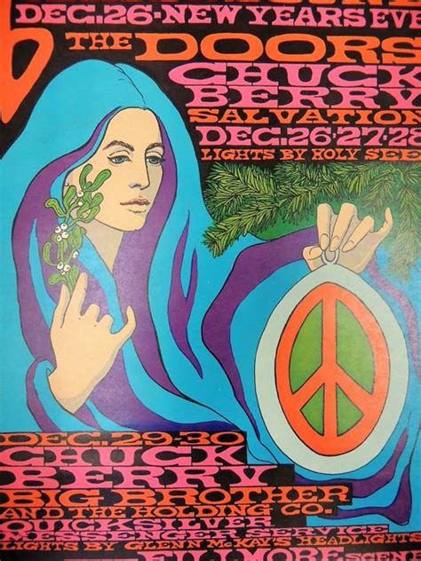 Summer Of Love Doors Janis Joplin Psychedelic Fillmore 1967 Poster