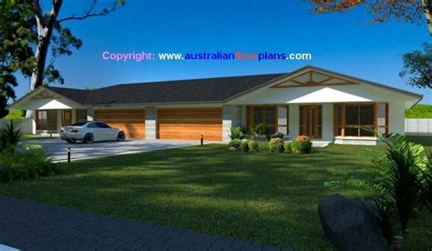 If you're after a 4 bedroom house plan that exudes style and functionality, then you've come to the right place! DUPLEX DESIGN- 4 X 4 BEDROOM - DOUBLE GARAGE - HOUSE PLANS ...