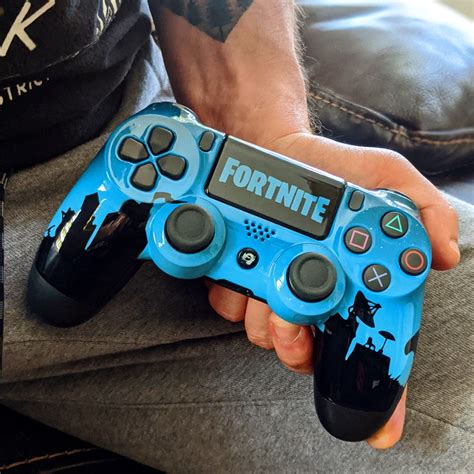 Fortnite Skyline Custom Ps4 Controller In 2020 Ps4 Controller Ps4
