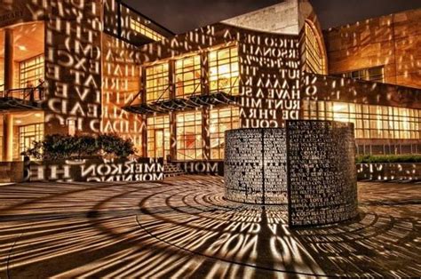 Stunning Sculpture Projects Bedazzling Light Show By Jim Sanborn Design