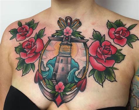 Chest Piece Tattoo By Tilly Dee Tattoo Insider