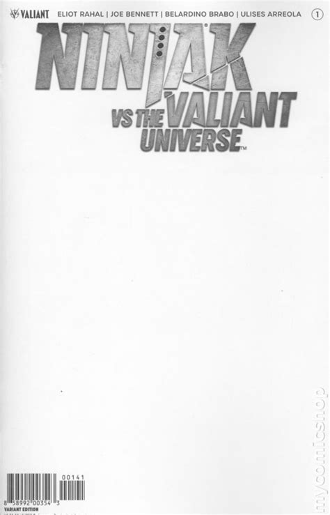 Ninjak Vs The Valiant Universe 1d Blank Variant Vg 2018 Stock Image