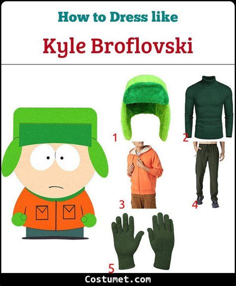 Kyle Broflovski Costume From South Park For Cosplay And Halloween 2023 South Park South Park