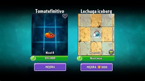 Pvz Desbloqueando Nivel Tomatefinitivo Lechuga Iceberg Maestria