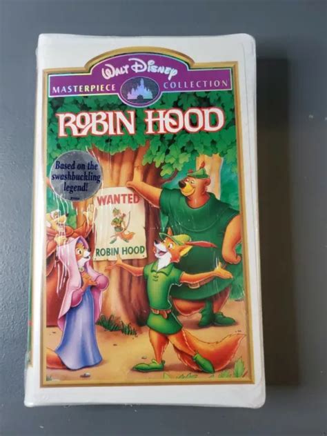 Walt Disney S Robin Hood Vhs Masterpiece Collection Clamshell Case