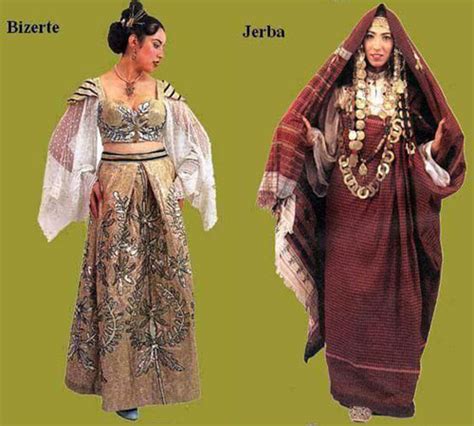 Traditional Female Costumes From Different Regions Of Tunisia Photos
