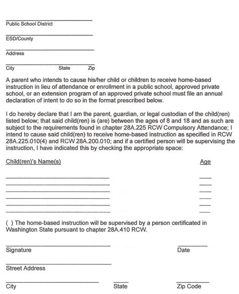 Georgia template withdrawal letter to homeschool. Homeschool Letter Of Intent Template Samples | Letter ...