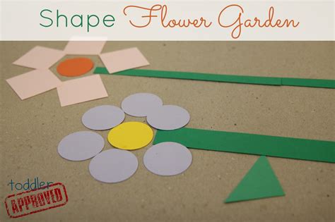 Toddler Approved Shape Flower Garden