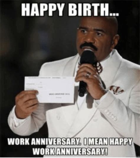 Find and save work anniversary meme memes | from instagram, facebook, tumblr, twitter & more. Happy Anniversary is the day that celebrate years of togetherness and love. Here are some ...